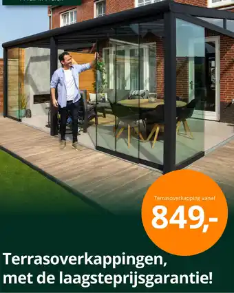 Tuinmaximaal Terrasoverkapping aanbieding