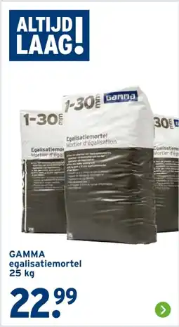 GAMMA GAMMA egalisatiemortel aanbieding