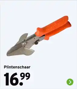 GAMMA Plintenschaar aanbieding