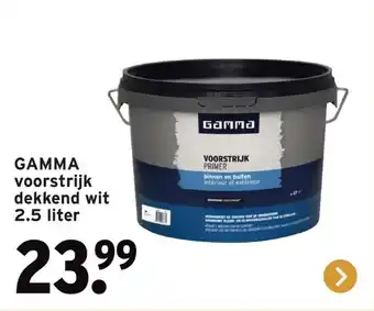 GAMMA GAMMA voorstrijk dekkend wit aanbieding