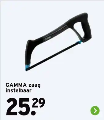 GAMMA GAMMA zaag instelbaar aanbieding