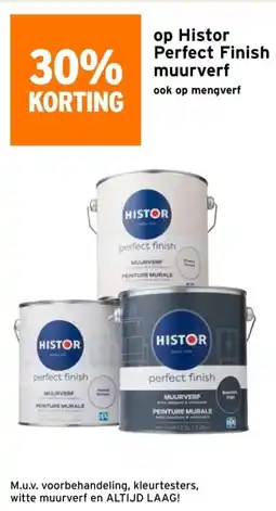 GAMMA Op Histor Perfect Finish muurverf aanbieding