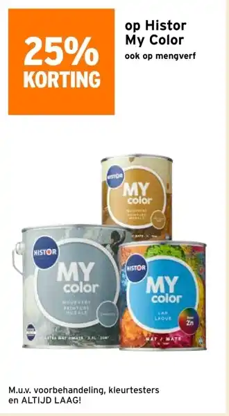 GAMMA Op Histor My Color aanbieding