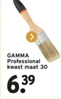 GAMMA GAMMA Professional kwast maat 30 aanbieding