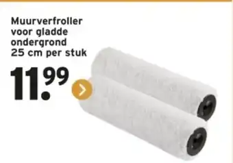 GAMMA Muurverfroller voor gladde ondergrond aanbieding