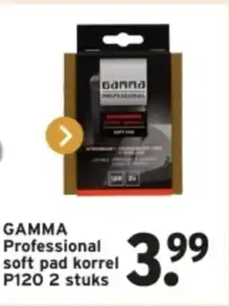 GAMMA GAMMA Professional soft pad korrel P120 aanbieding