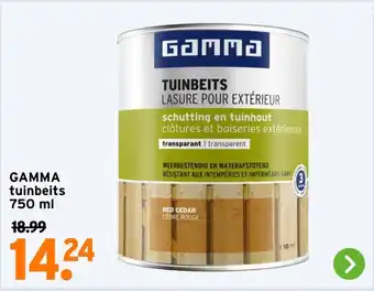 GAMMA GAMMA tuinbeits aanbieding