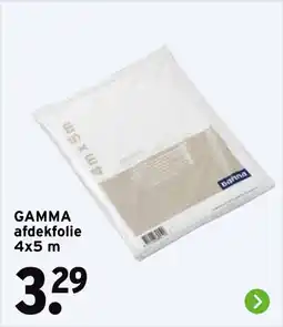 GAMMA GAMMA afdekfolie aanbieding