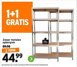 GAMMA Zwaar metalen opbergrek aanbieding