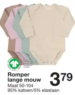 Zeeman Romper lange mouw aanbieding