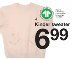 Zeeman Kinder sweater aanbieding