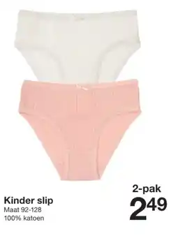 Zeeman Kinder slip aanbieding