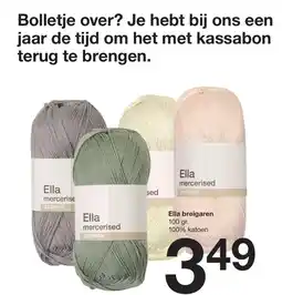 Zeeman Bolletje over? Je hebt bij ons een jaar de tijd om het met kassabon terug te brengen aanbieding