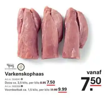 Sligro Kaldenberg Varkenskophaas aanbieding