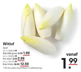 Sligro Witlof aanbieding