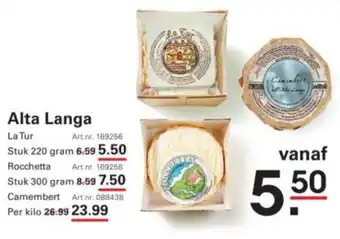 Sligro Alta Langa aanbieding