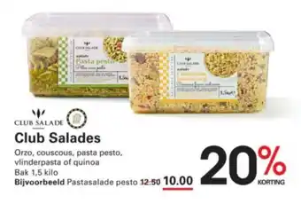 Sligro Club Salades aanbieding