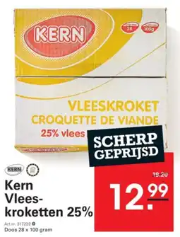 Sligro Kern Vleeskroketten 25% aanbieding