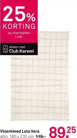 Karwei Vloerkleed Lola Vera aanbieding