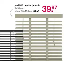 Karwei KARWEI houten jaloezie aanbieding