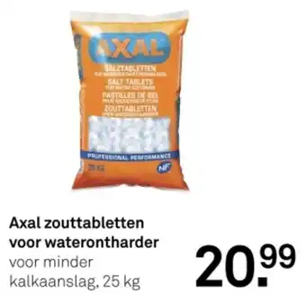 Karwei Axal zouttabletten voor waterontharder aanbieding