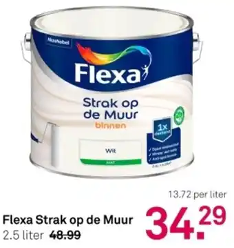 Karwei Flexa Strak op de Muur aanbieding