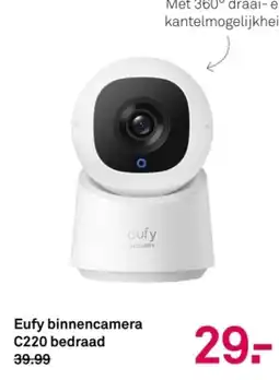 Karwei Eufy binnencamera C220 bedraad aanbieding