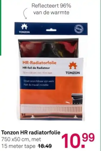 Karwei Tonzon HR radiatorfolie aanbieding