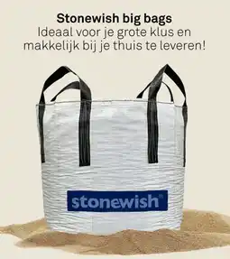 Karwei Stonewish big bags aanbieding