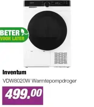 EP Beerepoot VDW8020W Warmtepompdroger aanbieding