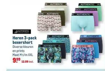 Makro Heren 3-Pack Boxershort aanbieding