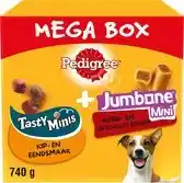 Bol.com Pedigree Hondensnacks - Megabox mini - Tasty Mini's & Jumbone - 740g aanbieding