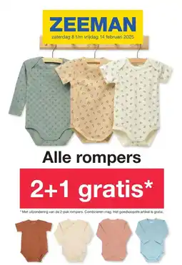 Zeeman Alle rompers aanbieding