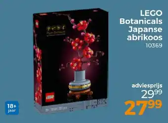 Trekpleister LEGO Botanicals Japanse abrikoos aanbieding