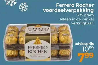 Trekpleister Ferrero Rocher voordeelverpakking aanbieding
