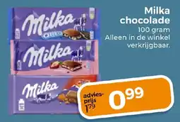 Trekpleister Milka chocolade aanbieding