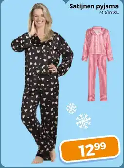 Trekpleister Satijnen pyjama aanbieding