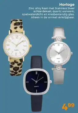 Trekpleister Horloge aanbieding