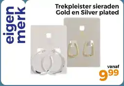 Trekpleister Trekpleister sieraden Gold en Silver plated aanbieding