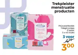 Trekpleister Trekpleister menstruatie producten aanbieding