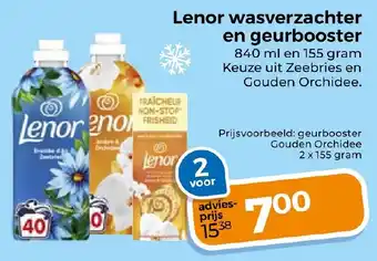 Trekpleister Lenor wasverzachter en geurbooster aanbieding