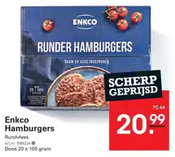 Sligro Enkco Hamburgers aanbieding