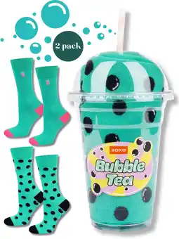 Amazon soxo Bubble Tea Sokken Heren Cadeau Voor Vrouwen Happy Socks Woman Man Gift Geschenke 2 Maten 2 Paar aanbieding