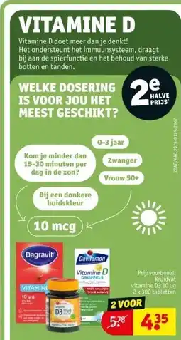 Kruidvat VITAMINE D aanbieding