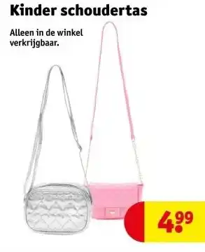 Kruidvat Kinder schoudertas aanbieding