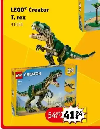 Kruidvat LEGO® Creator T. rex aanbieding