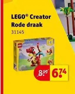 Kruidvat LEGO® Creator Rode draak aanbieding