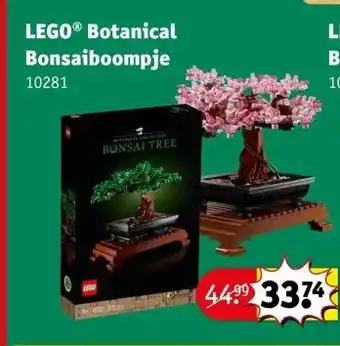 Kruidvat LEGO® Botanical Bonsaiboompje aanbieding