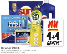 Jumbo Alle Sun, Cif of Finish aanbieding