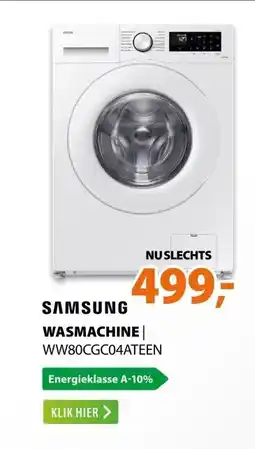 Expert Samsung WW80CGC04ATEEN aanbieding